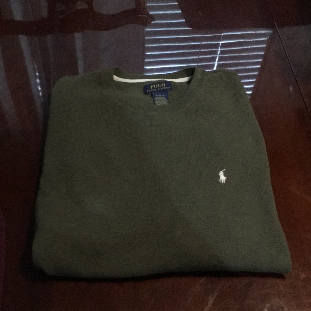 Cute green long sleeve Polo
